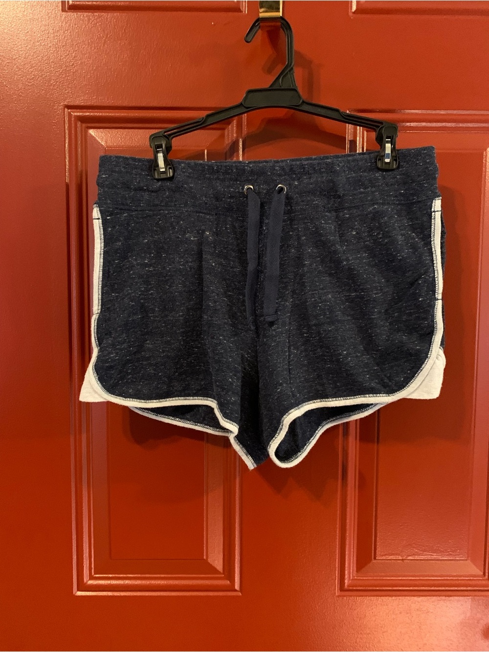 Athletic Works Navy Shorts with White Trim and Drawstring